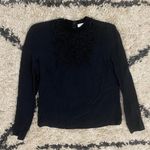 A.L.C. Black Silk Long Sleeve Blouse Photo 0