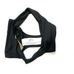 J.Crew Ribbed High Rise Cheeky Bikini Bottom in Black Size M Photo 5