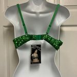 Western Fashion Green Tribal Coin Bra Top Photo 6