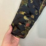 Vintage Quilted Oriental Brocade Style Jacket Size L Black Size L Photo 4
