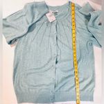 Croft & Barrow Women’s Turquoise Long Sleeve Cardigan Lightweight Size PXL NWT Photo 1