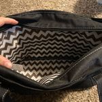 Black Grey White Chevron Breast pump Travel Bag Zipper Pocket Photo 1