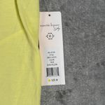 Nanette Lepore  Tank‎ Top Yellow Sleeveless Twist Back Casual Athleisure Medium Photo 6