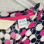 Boden Mini Dress Floral Print 3/4 Sleeve Casual Pink White Black‎ US 12 Photo 4