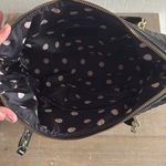 Anne Klein Double Chain Strap Shoulder Bag Black Gold Photo 5