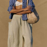Free People Striped Quinn Pants Photo 0