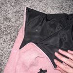 SheIn Pink Mini Skirt with Black Bow Details Photo 1