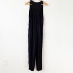 Iris Black Scoop Neck Sleeveless Jumpsuit Photo 6