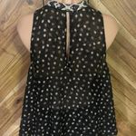 Free People  Medium Ride Easy Side Tie Embroidered Tank Top Blouse Photo 8