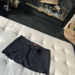 Spanx Wrap and Go Front Tie Mini Skirt in Black Size Small/Medium Photo 5