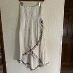 Free People Movement All A Dream Embroidered Skirt Beige Boho XS Photo 2