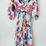 ZARA  Floral Printed Poplin Dress Photo 1