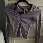 H&M Purple  Long Sleeve Top Photo 0