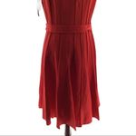 New Direction Dress Linen Blend Pleated Pintuck Tie Waist Dress Size 10 Photo 9