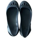 Crocs  Kadee Flats Womens 9 Navy Blue Slingback Ballet Comfort Shoes Slip On Photo 0