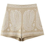 ZARA  Embroidered High-waisted Shorts Photo 0