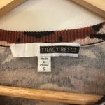 Tracy Reese  Animal Print Cardigan sz S double zip Photo 5