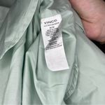 Vince  Oversized Long Sleeve cotton Shirt Women med Relaxed Button up mint green Photo 7