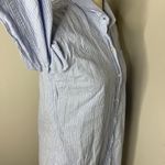 Barbour Seaglow Stripe Cotton & Linen Shirtdress Sz 6 Photo 4