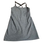 Athleta Beyond Yoga Athletic Tennis Golf Skort Dress Dark Gray Crossback Tank Size L Photo 0