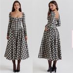 House Of CB ‘Eliza’ Red Tartan Corset Midi Dress NWOT Size XL Photo 0