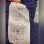 Lulus Navy Blue Stretch  Dress Office Cocktail Midi Long Sleeve Sweater Photo 4