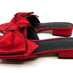 Rebecca Minkoff Calista Red Bow Satin Sandals Women's 5.5 US Photo 1