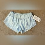 Lululemon Hotty Hot Low-Rise Lined Short 2.5” Powder Blue NWT 2023 Release Sz 10 Photo 6