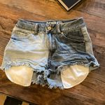 REWASH Denim Distressed Shorts Photo 0