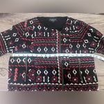 Tolani Embroidered Moto Jacket By Feathers‎ Bu  size small Photo 8