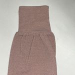 Maurice's NWT Size 2X Pink - Metallic Silver Shimmer Mock Neckline Blouse Top Photo 2