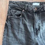 Bershka  High Rise Black Mom Straight Leg Jean Size 8 Photo 6