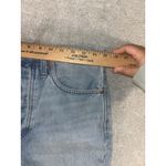 Madewell  Shorts Women's Size 24 Baggy Denim‎ Blue Jean Bermuda Button Fly Photo 8