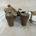 Crocs Leigh II Cross Strap Ankle Wedge Sandal Tan Beige Size 10 Open Toe Neutral Photo 6