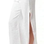 Stark X Women’s Large Cotton Gauze White Pants Side Slit Lightweight Coastal Photo 0