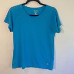 Mountain Hardwear Short Sleeve Blue Top Photo 0