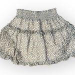 Urban Outfitters Chiffon Ruffled Mini Skirt in Leopard Print Size S Photo 0