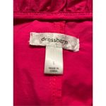 Dress Barn  jacket deep pink zip front sz large Photo 4