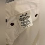 AGOLDE RILEY Crop High Rise Straight Size 30 white color Photo 5