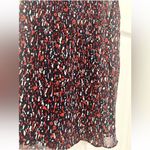 Joie  Silk Layered Halter Camisole Navy Red White Print Size Large Photo 9