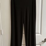 Joseph Ribkoff  Black Slinky Size 14 Wide Leg Trousers Stretch Lagenlook Packable Photo 0