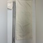 Lucky Brand Wide Leg Mid Rise Crop Jeans White Size 12/31 Barrel Leg NWT Flawed Photo 12