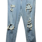 Levi's  721 High Rise Skinny Jeans Distressed Ripped Light‎ Wash Size 30 Raw Hem Photo 0