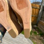 Veronica Beard  Dali Suede Peep-Toe Wedge Sandals in‎ Sand Size 8.5 Photo 10