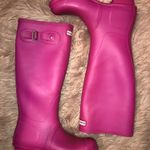 Hunter Lipstick Pink  Rain Boots Photo 0