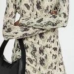 Rag and Bone Snake Print Long Sleeve Mini Dress NWT Photo 0