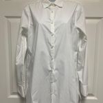 Lands' End Land’s End White School Uniform Long Sleeve Broadcloth Shirt Photo 1