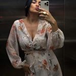 ZARA  dress Floral Ruffle Wrap sundress long sleeve cut out summer boho wedding  Photo 1