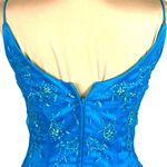 Alyce Designs Blue Sleeveless Ball Gown 4 Beaded Formal Sweet 16 Quinceañera Photo 6