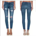 Current/Elliott  the stiletto benett destroy ripped skinny jeans in size 27 Photo 6